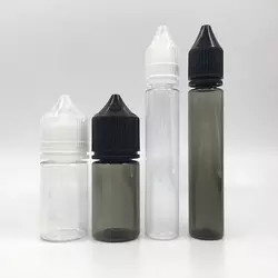 Dropper V3 μπουκαλιών 120ml Pet 60ml 15ml 30ml 10ml κενό πλαστικό Ε υγρό μαύρο μπουκάλι