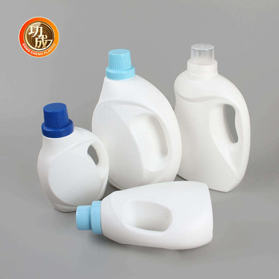 Κενό HDPE άσπρο υγρό καθαριστικό μπουκάλι μπουκαλιών 1000ml 1500ml 3000ml πλυντηρίων καθαριστικό