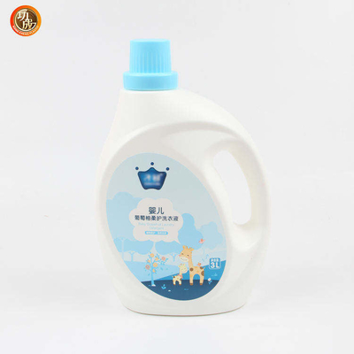 Κενό HDPE 3L πλαστικό υγρό καθαριστικό μπουκάλι πλυντηρίων 1 γαλόνι