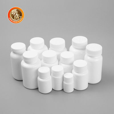 HDPE κεφαλής κοχλίου μπουκαλιών χαπιών βαθμού τροφίμων συνήθειας πλαστικό μπουκάλι ιατρικής
