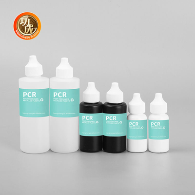 30Ml 50Ml 120Ml Pcr Ανακυκλωμένα πλαστικά μπουκάλια πίεσης με ακροφύσιο