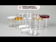 Σαφής συσκευασία τροφίμων μελιού βάζων 1500ml μπισκότων καραμελών της PET