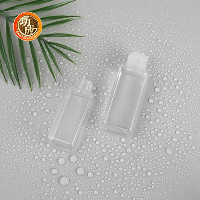 Sanitizer cOem μίνι πλαστικό PCR PLA μπουκαλιών Sanitizer χεριών μεγέθους ταξιδιού μπουκάλι με τον κάτοχο σιλικόνης