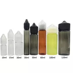 Dropper V3 μπουκαλιών 120ml Pet 60ml 15ml 30ml 10ml κενό πλαστικό Ε υγρό μαύρο μπουκάλι