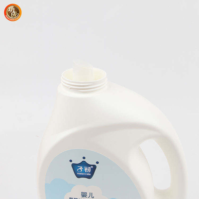 Κενό HDPE 3L πλαστικό υγρό καθαριστικό μπουκάλι πλυντηρίων 1 γαλόνι