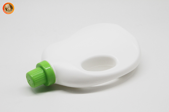 Κενό HDPE 1L υγρό καθαριστικό λογότυπο μεγέθους συνήθειας εμπορευματοκιβωτίων μπουκαλιών