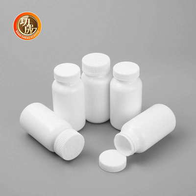 HDPE κυλίνδρων μπουκαλιών χαπιών βιδών 100ml 150ml 200ml τοπ μπουκάλι αποθήκευσης ιατρικής