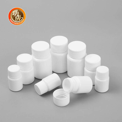 Φαρμακευτικά HDPE πλαστικά χαπιών μπουκαλιών Τύπου μπουκάλια ιατρικής κεφαλής κοχλίου κενά