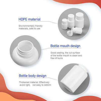 120ml φαρμακευτικό HDPE μπουκάλι ιατρικής