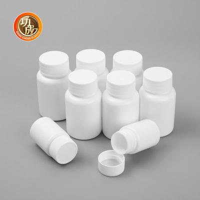 άσπρο πλαστικό μπουκάλι χαπιών 100ml 120ml 150ml με την κορυφή βιδών