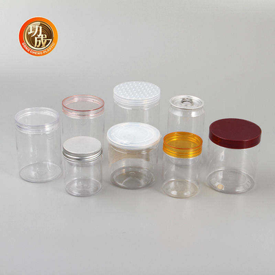 Πλαστικά μικρά πλαστικά γλυκά βάζα 6oz βάζων αποθήκευσης τσαγιού μπισκότων καραμελών