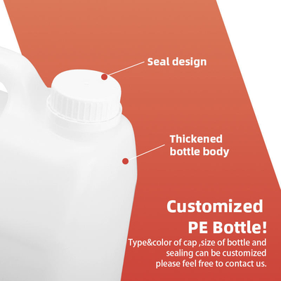 1600ml 2000ml 4300ml 5000ml 6000ml τροφίμων βαθμού πλαστικό pe μπουκάλι γάλακτος μπουκαλιών νερό κενό με τη λαβή