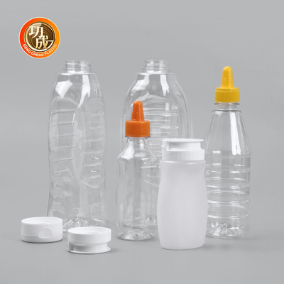 Πλαστικό μπουκάλι 230ml 250ml 500ml 1000ml σάλτσας συμπιέσεων κτυπήματος ΚΑΠ για το κέτσαπ ντοματών
