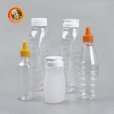πλαστικό μπουκάλι συμπιέσεων σάλτσας 230ml 250ml 500ml 1000ml για το κέτσαπ σάλτσας σχαρών ντοματών πετρελαίου