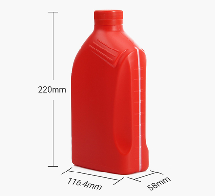 Κενό HDPE μπουκαλιών πετρελαίου μηχανών 1L αυτοκίνητο εμπορευματοκιβώτιο πετρελαίου
