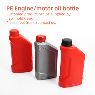 HDPE μηχανών πετρελαίου κενό μπουκάλι καυσίμων βενζίνης μπουκαλιών κόκκινο μπλε