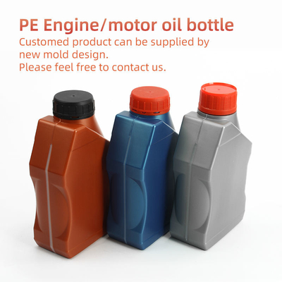 ελεύθερο hdpe μαζούτ πετρελαιομηχανών μηχανών βενζίνης pe 1l δειγμάτων κενό μπουκάλι λιπαντικών