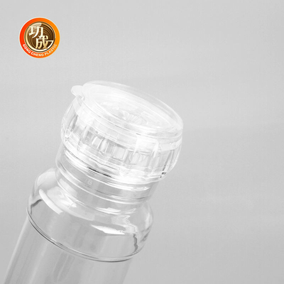 Διαφανή πλαστικά βάζα 250ml 500ml δονητών καρυκευμάτων μπουκαλιών καρυκευμάτων συνήθειας