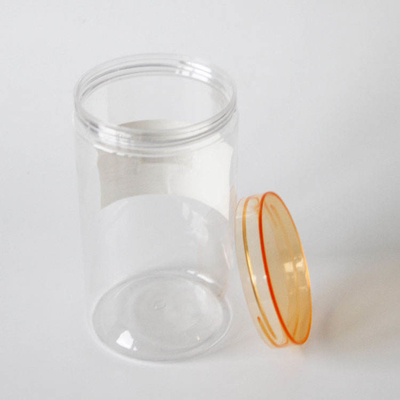1500 ml Γερά στόμα Μεγάλο στρογγυλό διαυγές πλαστικό βάζο για τρόφιμα Καλιβέρ 100