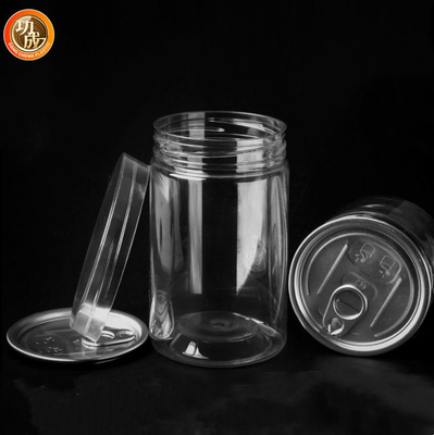 85 Caliber 300ml Candy Cookie Jar Διαυγές μικρού μεγέθους πλαστικό μπουκάλι συσκευασίας τροφίμων